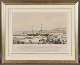 James Alexander, publisher (American, 19th Century)      The Cunard Royal Mail Steamship "Britannia" (John Hewett, Commander).