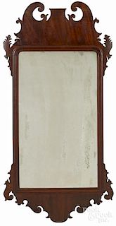Chippendale mahogany looking glass, late 18th c., 48'' h.