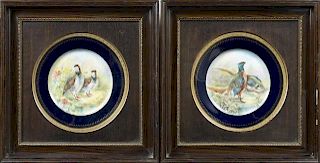 Pair of Porcelain Plates, late 19th c., probably L