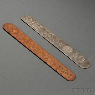 Two Carved Busks