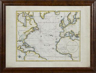 Franz Anton Schraembl, "Karte des Atlantischen Oce