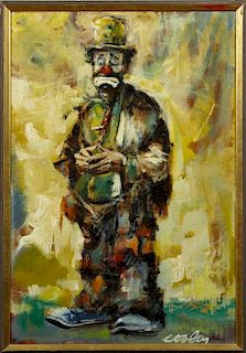 Jack Cooley (1923-2008, New Orleans), "The Clown,"