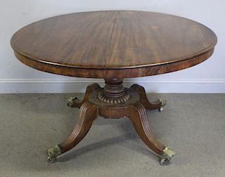 Regency Rosewood Flip Top Pedestal Breakfast Table