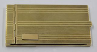 GOLD. 14kt Gold Check Case, or Card Case.