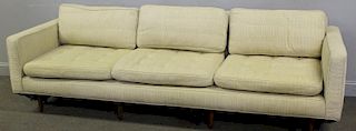 Midcentury Knoll Sofa with Tapered Wooden Legs.