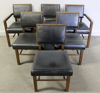 Set of 6 Frank Lloyd Wright Dining Chairs.