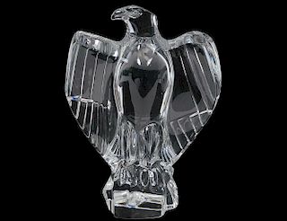 BACCARAT CRYSTAL FIGURE OF AN EAGLE