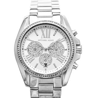 Michael Kors MK6537 - Bradshaw Crystal Pave Chronograph Bracelet Watch