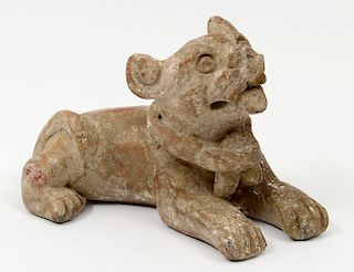 PRE-COLUMBIAN STYLE POTTERY DOG