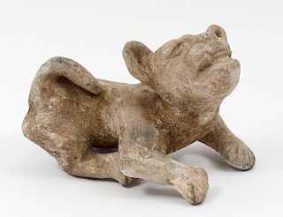 PRE-COLUMBIAN STYLE POTTERY DOG