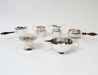 GROUP OF SIX STERLING SILVER TABLE ARTICLES