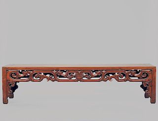 CARVED LOW ALTAR TABLE