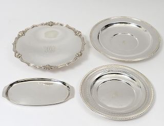 GROUP OF FOUR STERLING SILVER TABLE ARTICLES