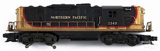 Lionel 2349 Northern Pacific train engine with original plain box.