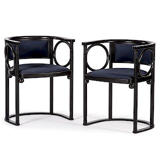 Josef Hoffmann Chairs by Wittmann