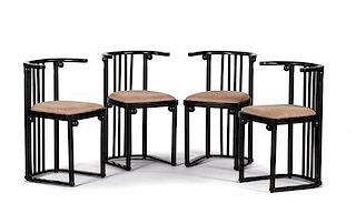 Josef Hoffmann Chairs by Wittmann