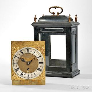 Nathan Seddon Ebonized Table Clock