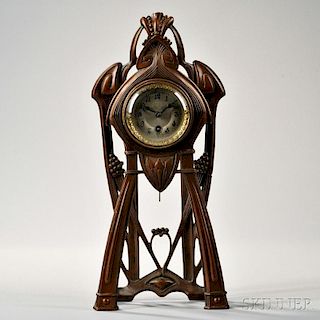 Junghans Art Nouveau Shelf Clock