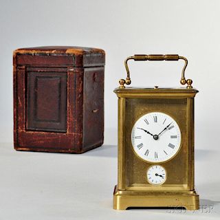 Hour Repeating Carriage Clock with Alarm