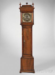 John Wood Sr. Walnut Eight-day Tall Clock