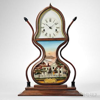 J.C. Brown Rosewood Acorn Clock
