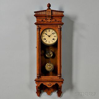 Waterbury Oak Wall Clock