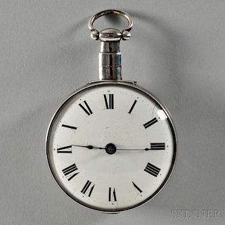 Bainbridge Silver Verge Watch