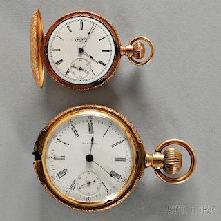 Elgin and Waltham 14kt Gold Watches