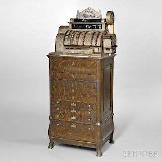Nickel-plated National Cash Register Class 500