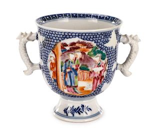Chinese Export Porcelain Double Handled Cup