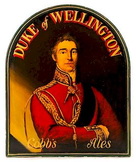 Large Tavern Sign, Duke of Wellington, Cobb's Ale