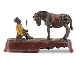 'Always did Spise a Mule' Mechanical Bank, 1879