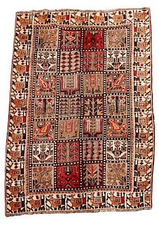 Hand Woven Persian Baktiari Area Rug 5' 6" x 7' 6"