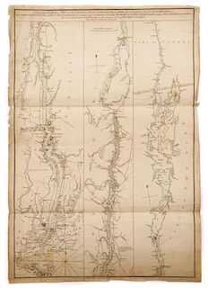 Scarce 1st St. Revolutionary War English Map Of US