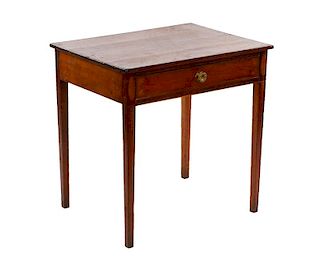 Fine Federal Period Inlaid Dressing or Side Table