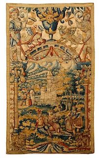 Flemish Tapestry Panel, Brussels, 16th Century