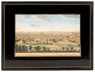 After Canaletto, A North View Of London, Engraving
