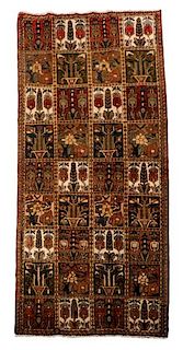 Hand Woven Persian Bakhtiari Rug 3' 9" x 8' 10"
