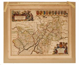Jansson "Glocestria Ducatus" 1st State Map c.1646