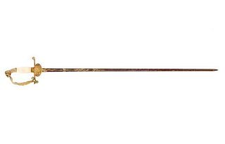 Austrian Mother of Pearl Court Sword, 19th Century