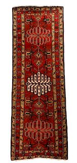 Hand Woven Persian Karajeh Area Rug 3' 4" x 10'