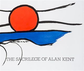 * (CALDER, ALEXANDER) CALDWELL, ERSKINE. The Sacrilege of Alan Kent. Paris, 1976. Limited, signed. Calder's last illustrated boo