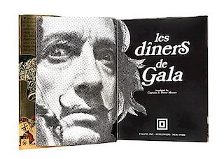 * DALI, SALVADOR. Le Diners de Gala. NY, 1971. With one other.
