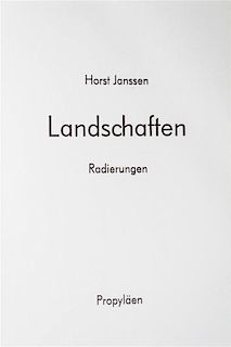 JANSSEN, HORST Radierungen. Berlin, 1971.