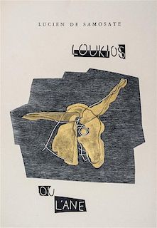 * (LAURENS, HENRI) LUCIEN DE SAMOSATE [LUCIAN]. Loukios ou l'ane. Paris, 1947. Limited, signed.