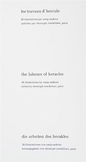* (ZADKINE, OSSIP) Le travaux d'Herecule. The Labours of Heracles. etc.  Paris, ca. 1960. Limited, signed.