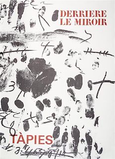* DERRIERE LE MIROIR. 15 deluxe issues. Paris, 1964-1977. Signed, includes Braque, Miro, Calder, Chagall, Tapies, Steinberg and