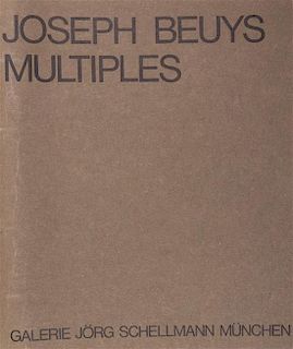 * BEUYS, JOSEPH. Multiples + Grafik. Munich, 1971. Limited. With a felt postcard.