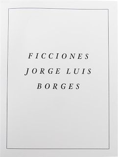 * (LEWITT, SOL) BORGES, JORGE. Ficciones. Limited Editions Club, 1984. Limited, signed.