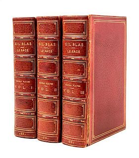 (BAYNTUN) LE SAGE, ALAIN RENE. The Adventures of Gil Blas. London, 1881. 3 vols. Extra-illustrated
